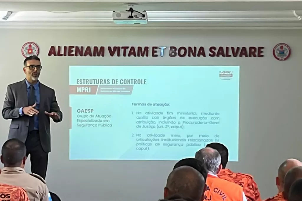 GAESP/MPRJ promove capacitação para oficiais dos Grupamentos de Bombeiro da Região Serrana