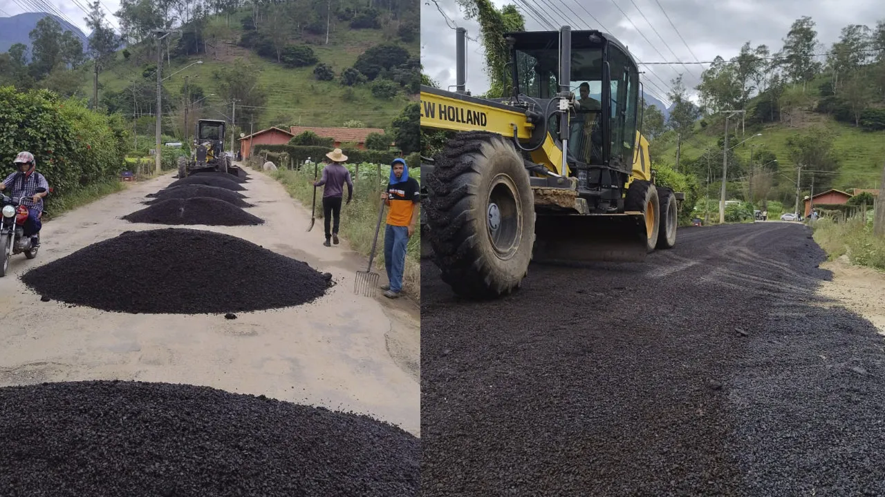Prefeitura dá início ao asfaltamento da estrada Imbiu-Sebastiana