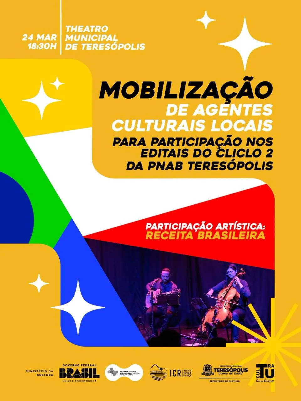 Encontro nesta terça, 24, orienta os agentes culturais de Teresópolis sobre editais do Ciclo 2 da PNAB