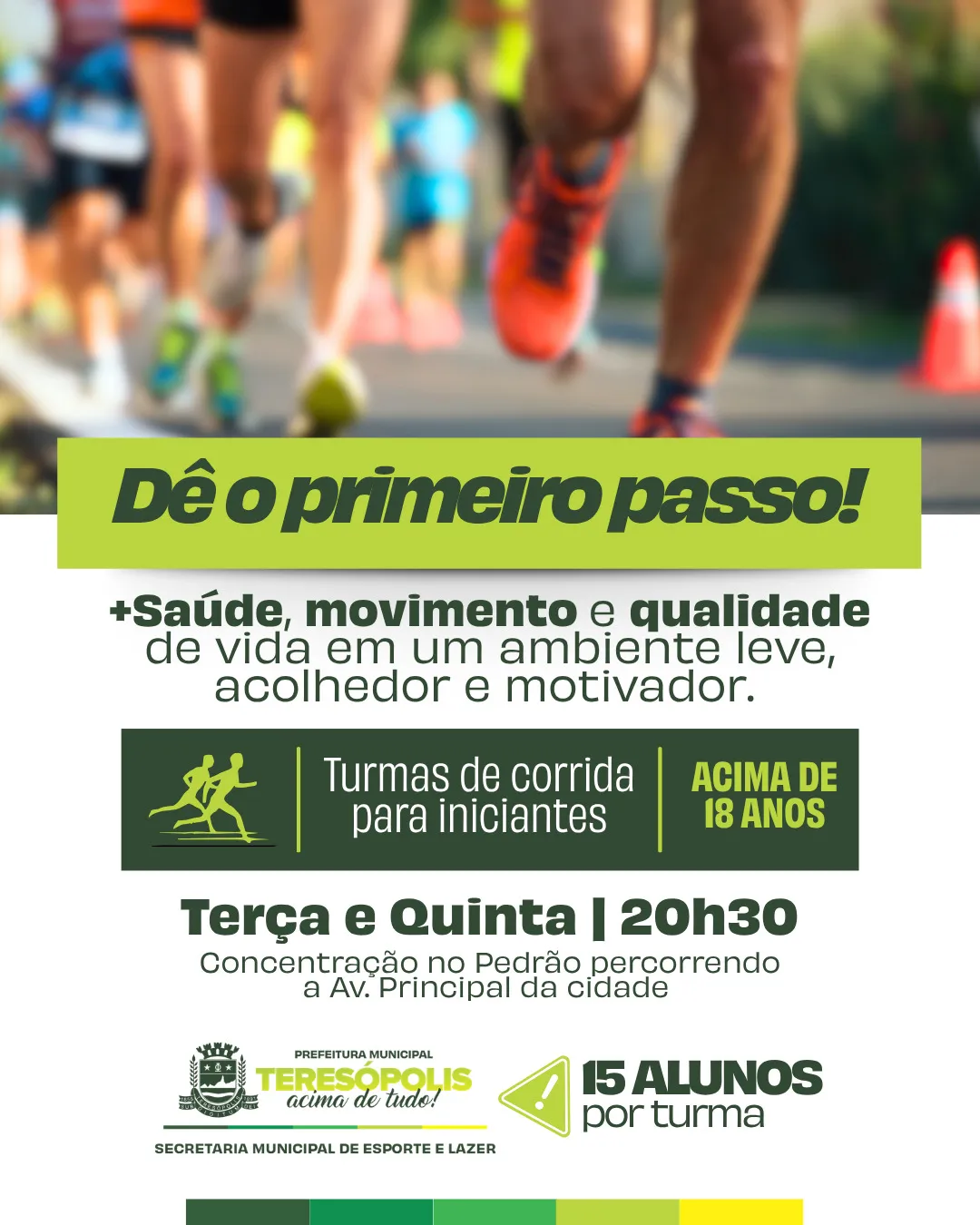 SMEL lança turmas de corrida para iniciantes e incentiva mais qualidade de vida