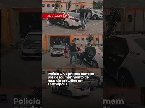 Polícia Civil prende homem por descumprimento de medida protetiva em Teresópolis