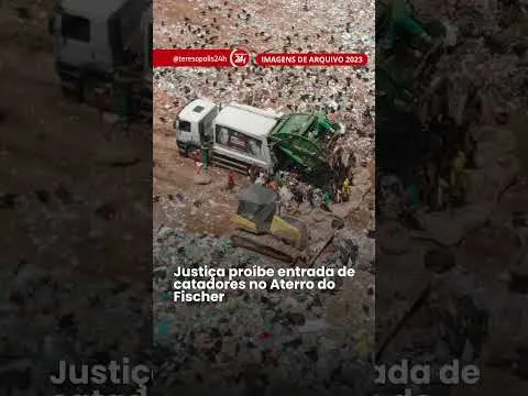 Justiça proíbe entrada de catadores no Aterro do Fischer